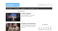 Desktop Screenshot of hanukkahfun.com